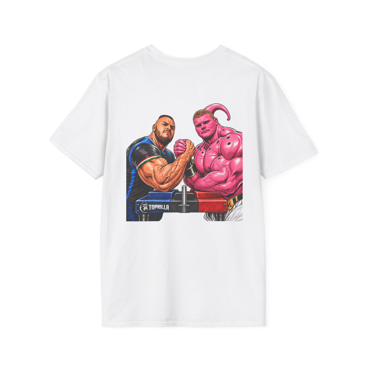 OVERTOP ARMWRESTLING T-Shirt - The Gladiator vs Majin Buu Edition