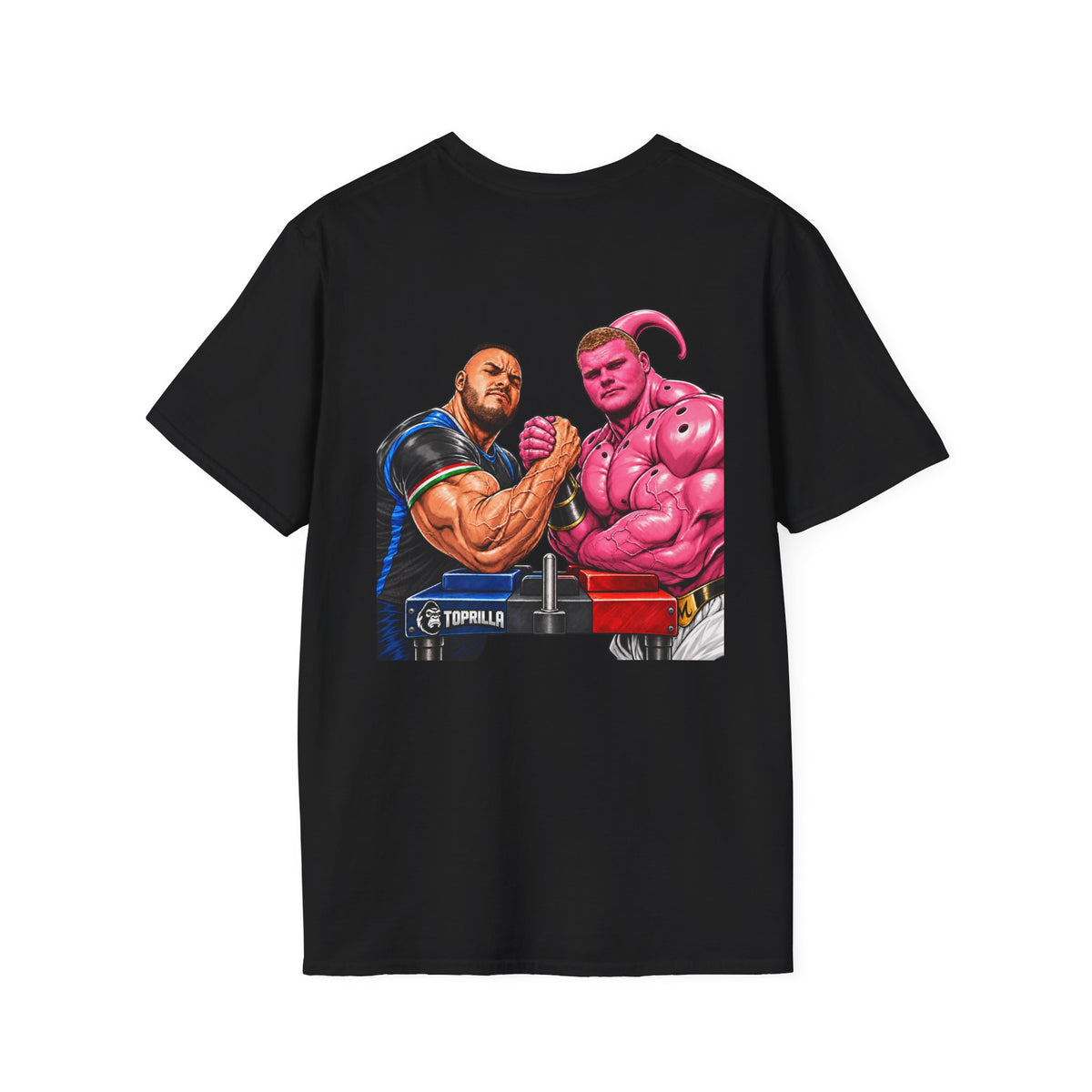 OVERTOP ARMWRESTLING T-Shirt - The Gladiator vs Majin Buu Edition